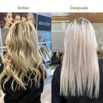 cabello matizado con champu