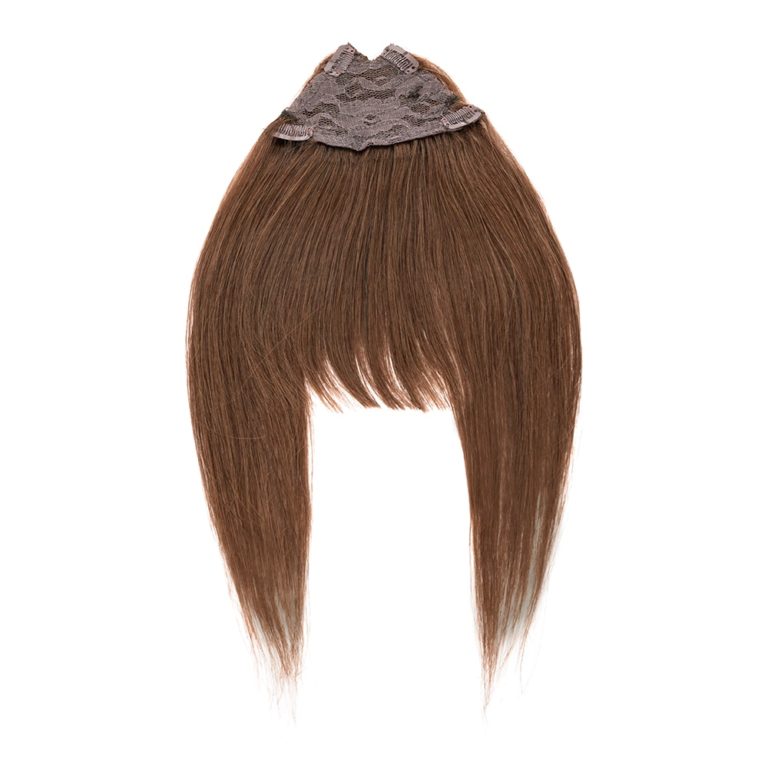 Flequillo de cabello natural con base triangular - Tienda Extensionmania