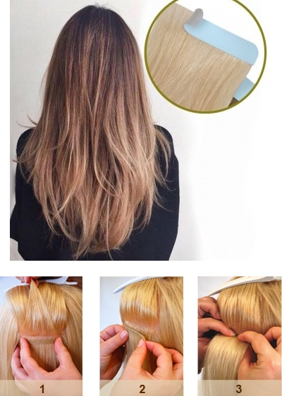 Extensiones adhesivas 3D natural - EXTENSIONmania