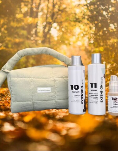 Set cuidados EXM champú con 10.TSUNAMI + Puffy Bag Mint