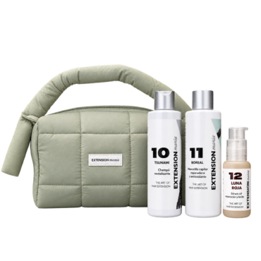 Set cuidados EXM champú con 10.TSUNAMI + Puffy Bag Mint