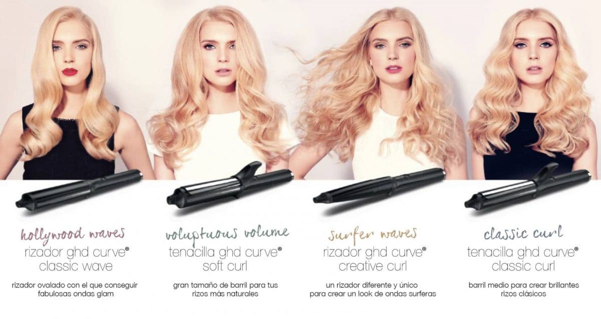 ¿Qué ghd curve es la adecuada para tu tipo de cabello? Extensionmania