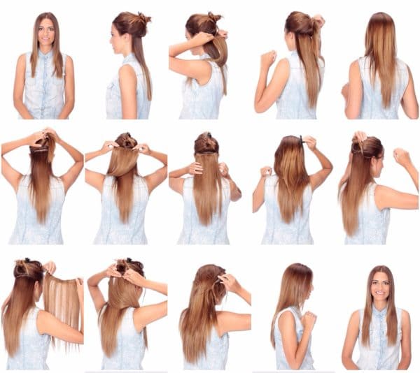 paso a paso extensiones de clip