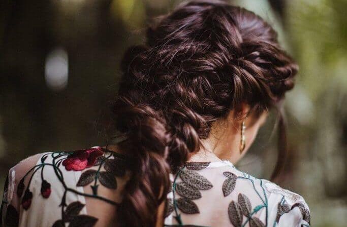 Peinado de boda con trenza diadema Extensionmania