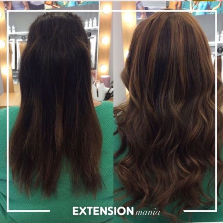 antes y después extensiones Badajoz