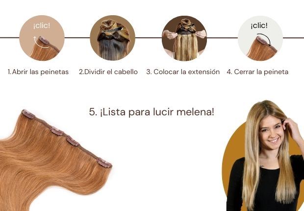 infografia colocación extensiones