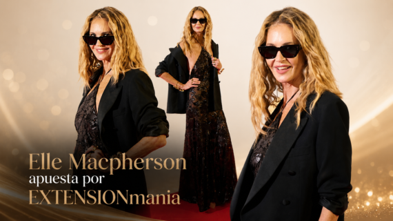 Elle Macpherson apuesta por el volumen natural con las extensiones Magic Clip de EXTENSIONmania